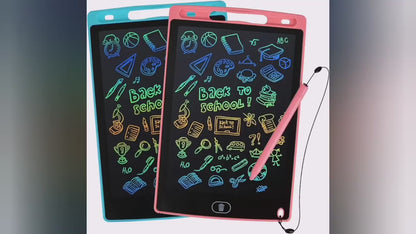 LCD Writing Tablet ; Drawing Tablet – 8.5 Inch Multicolor Screen