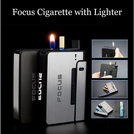 Focus Box Lighter Holder Case – Portable Smoking Companion! 💨💼 (Random Color)