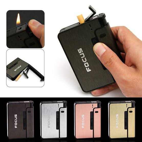 Focus Box Lighter Holder Case – Portable Smoking Companion! 💨💼 (Random Color)