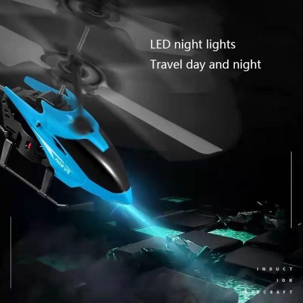 Rechargeable Hand-Sensor Flying Helicopter with Lights for Kids!✨🚁