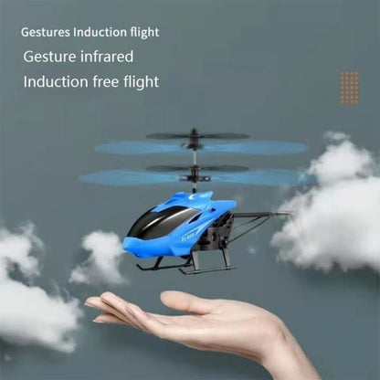 Rechargeable Hand-Sensor Flying Helicopter with Lights for Kids!✨🚁