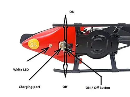 Rechargeable Hand-Sensor Flying Helicopter with Lights for Kids!✨🚁