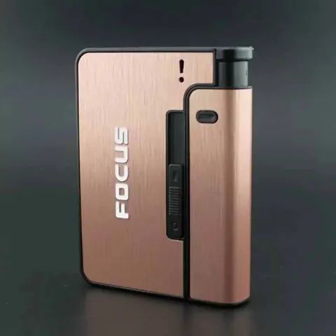 Focus Box Lighter Holder Case – Portable Smoking Companion! 💨💼 (Random Color)