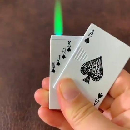 Ultimate Refillable Poker Lighter: The Perfect Gift for Men! 🎁🔥