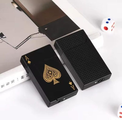 Jet Torch Playing Card Lighter – Windproof & Refillable 🔥🎴 💨