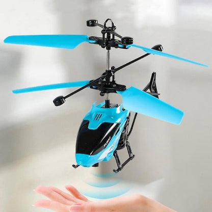 Rechargeable Hand-Sensor Flying Helicopter with Lights for Kids!✨🚁