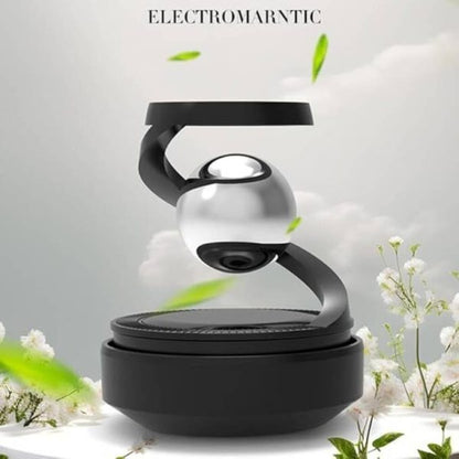 Star solar powered levitating ball air freshener